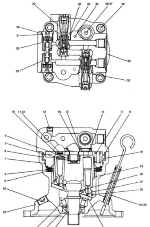 New Holland YT15V00005F2 - Hidravlični motor za Kmetijski stroj: slika 1 New Holland YT15V00005F2 - Hidravlični motor za Kmetijski stroj: slika 1