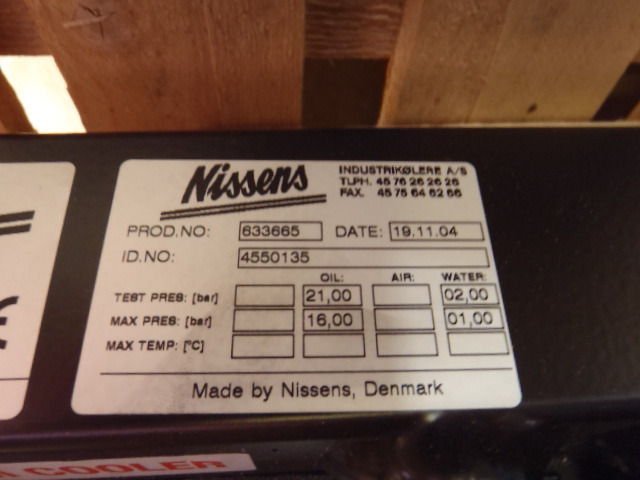 Nissens L10.5 - - Hladilnik motorja za Gradbeni stroj: slika 2 Nissens L10.5 - - Hladilnik motorja za Gradbeni stroj: slika 2