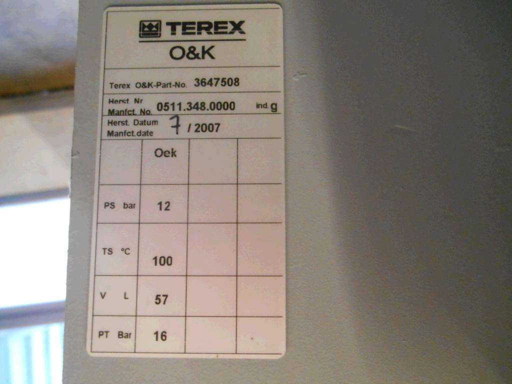 Terex O&K 3647508 - 5342685 - Hladilnik olja za Gradbeni stroj: slika 5 Terex O&K 3647508 - 5342685 - Hladilnik olja za Gradbeni stroj: slika 5
