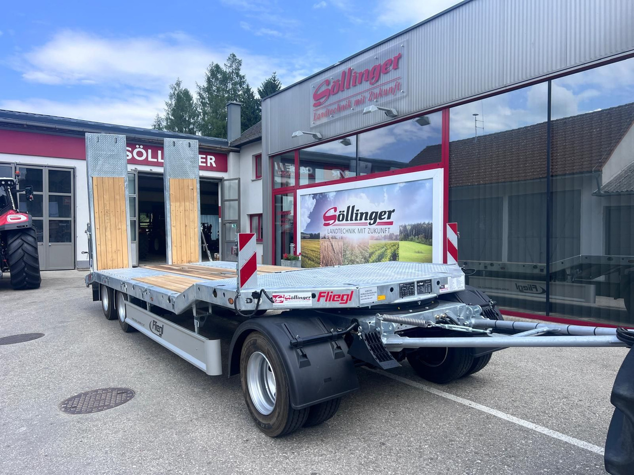Nov Nizko noseča prikolica Fliegl Fliegl Tieflader DTL 300 AGRAR: slika 1