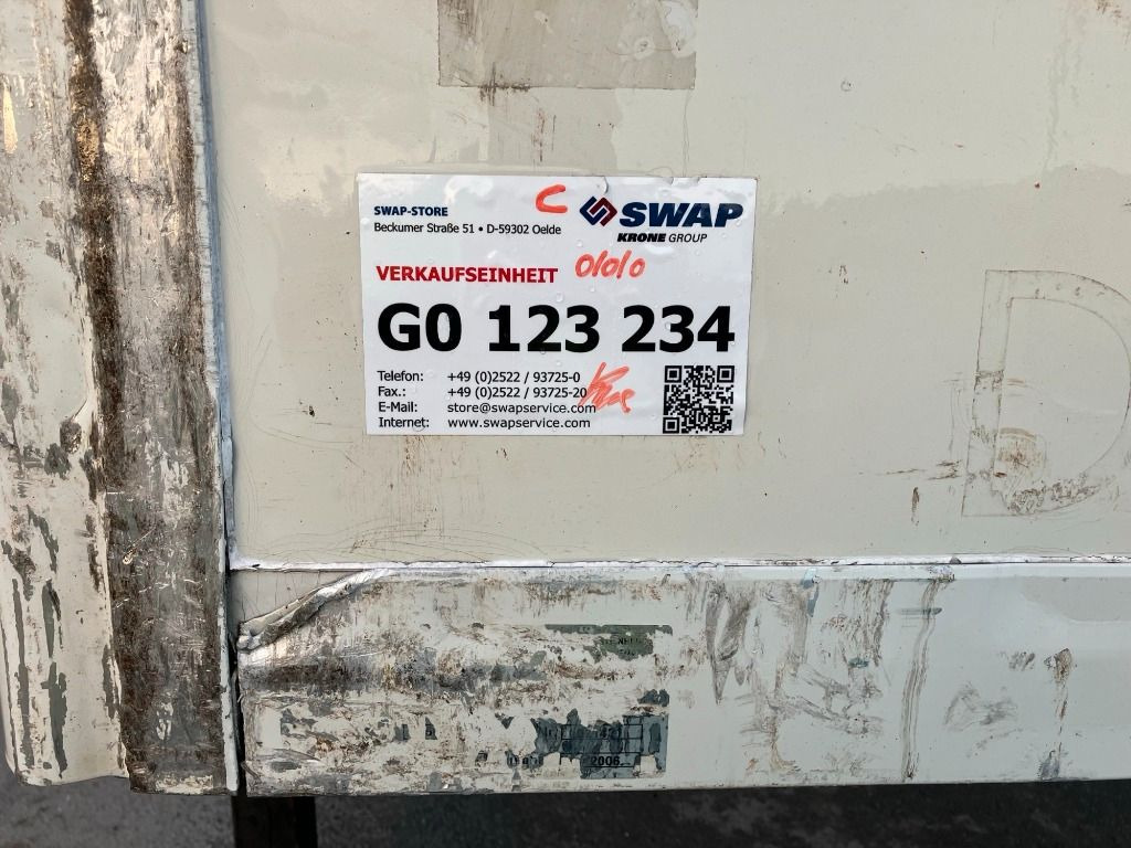 Zamenljivo tovorišče - zaboj Spier Wechselbrücke Koffer: slika 7