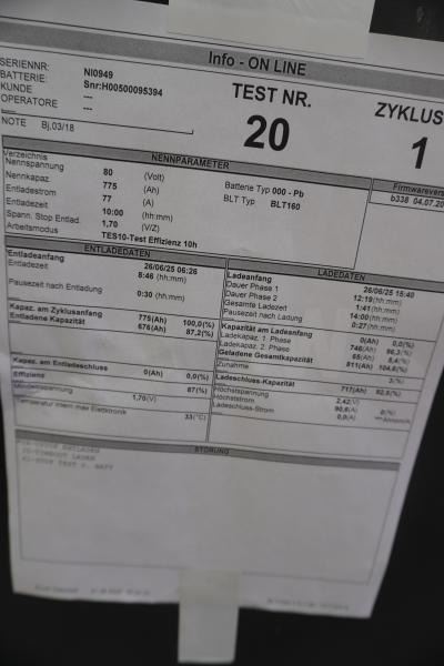 GRUMA 80 Volt 5 PzS 775 Ah - Akumulator: slika 5 GRUMA 80 Volt 5 PzS 775 Ah - Akumulator: slika 5