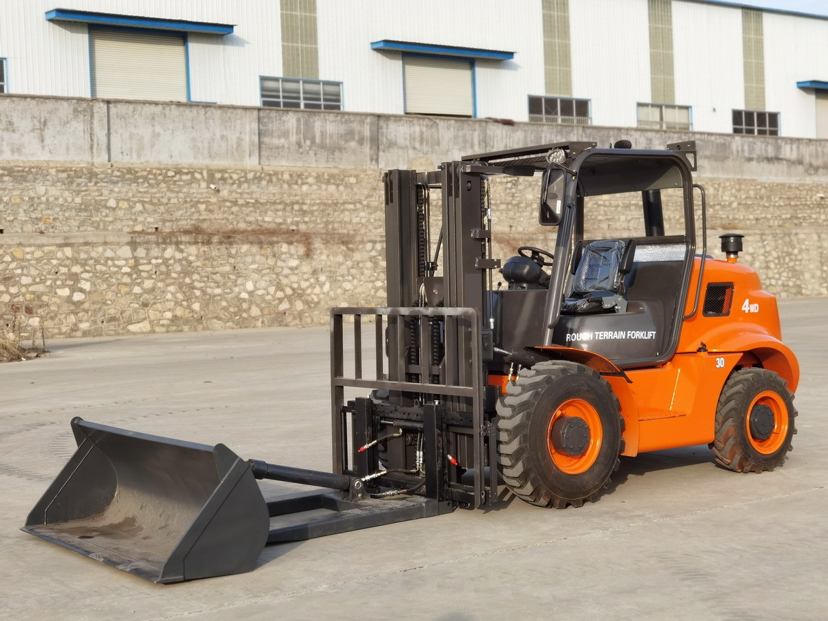 Nov Terenski viličar QINGDAO PROMISING 3T 4WD Rough Terrain Forklift CPCD30: slika 7