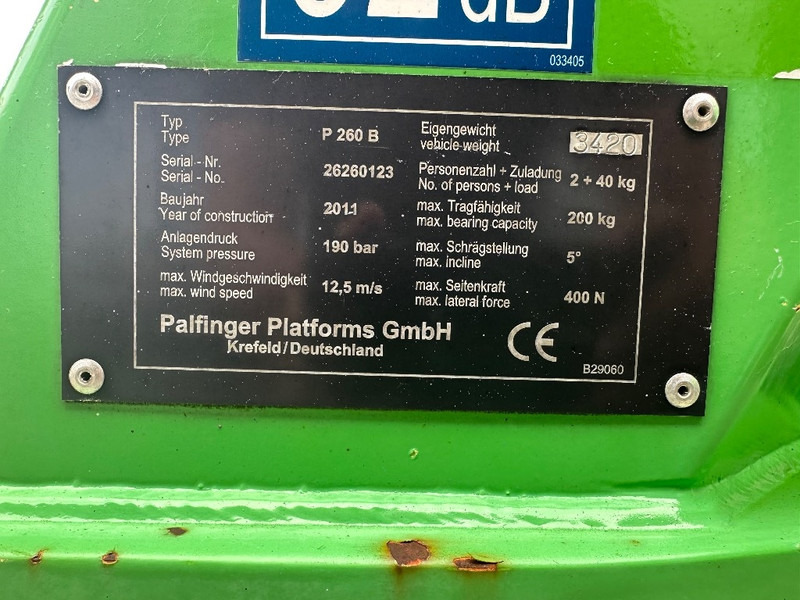 Palfinger P 260 B op Nissan Cabstar - Dvižna ploščad montirana na tovornjak: slika 4 Palfinger P 260 B op Nissan Cabstar - Dvižna ploščad montirana na tovornjak: slika 4