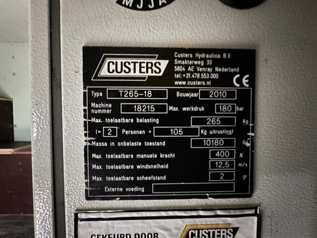 Custers T265-18 - Dvižna ploščad montirana na tovornjak: slika 4 Custers T265-18 - Dvižna ploščad montirana na tovornjak: slika 4