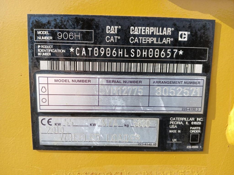 Kolesni nakladalec Cat 906H, Hjullastare: slika 14