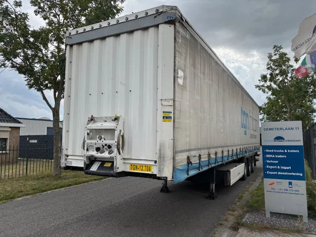 Krone SD curtainslider taillift standard chassis drum brakes - Polprikolica s ponjavo: slika 1 Krone SD curtainslider taillift standard chassis drum brakes - Polprikolica s ponjavo: slika 1