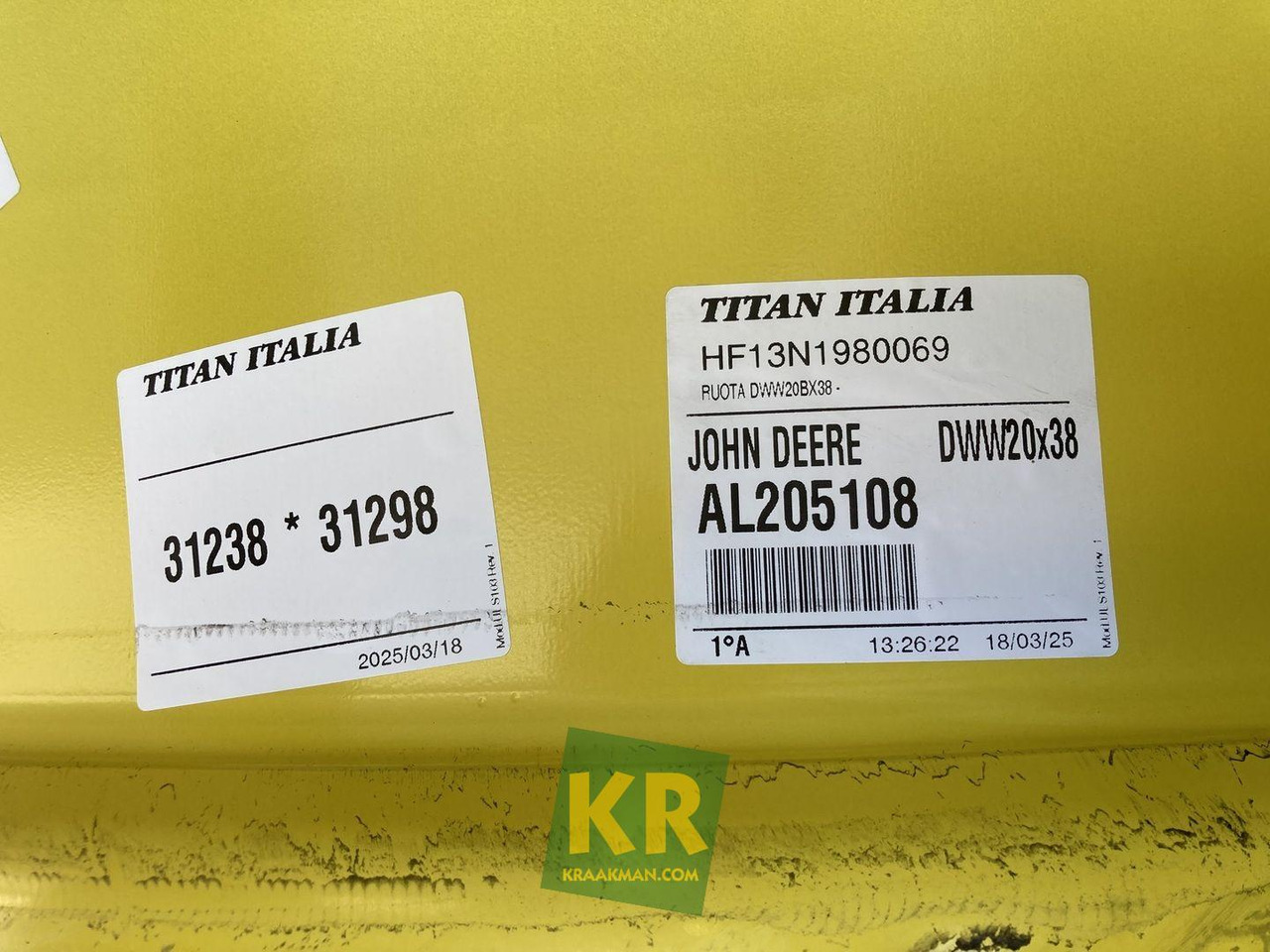 18 X 38 velg John Deere - Platišče za Traktor: slika 4 18 X 38 velg John Deere - Platišče za Traktor: slika 4