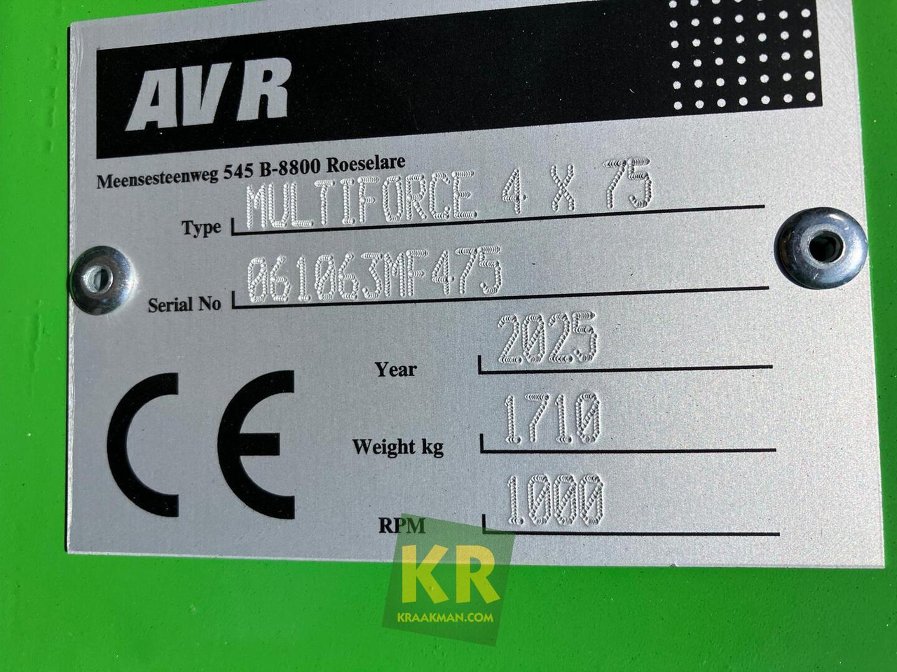 MultiForce AVR - Kultivator: slika 1 MultiForce AVR - Kultivator: slika 1