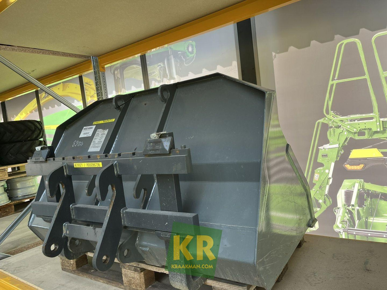 Voorzetstukken Kramer - Žlica za nakladalnik: slika 1 Voorzetstukken Kramer - Žlica za nakladalnik: slika 1