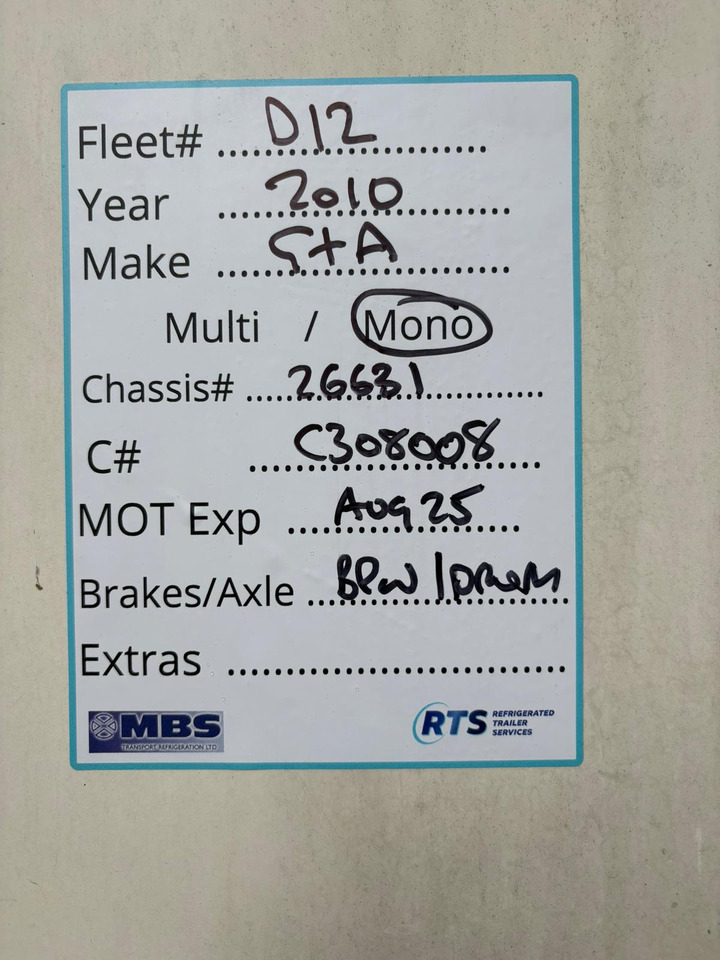 Gray and Adams 2010 Vector 1850 – D12 - Polprikolica hladilnik: slika 2 Gray and Adams 2010 Vector 1850 – D12 - Polprikolica hladilnik: slika 2