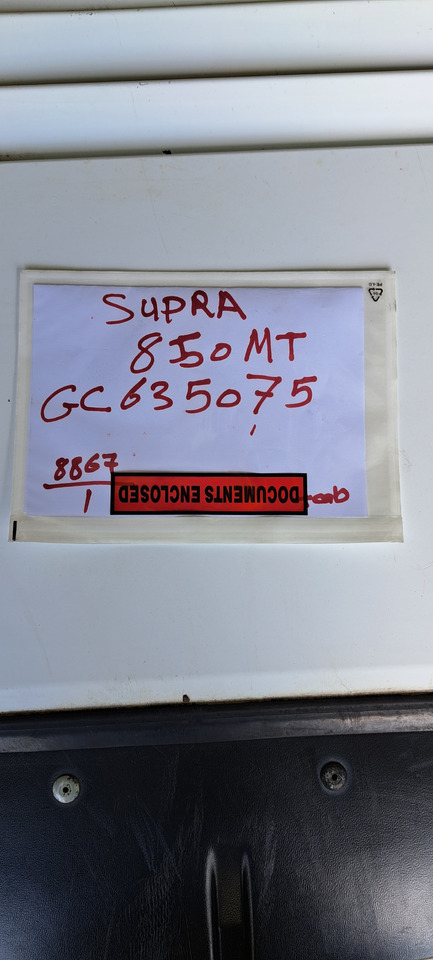Supra 850 MT - Hladilna enota za Tovornjak: slika 2 Supra 850 MT - Hladilna enota za Tovornjak: slika 2