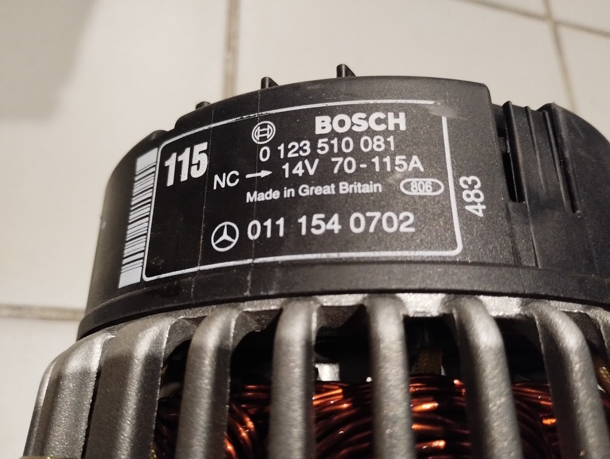 Alternator Mercedes 0101540702 0123510081 115A BOSCH SPRINTER 901 902 903 904 W463 W638 C208 S211 - Alternator za Dostavno vozilo: slika 2 Alternator Mercedes 0101540702 0123510081 115A BOSCH SPRINTER 901 902 903 904 W463 W638 C208 S211 - Alternator za Dostavno vozilo: slika 2