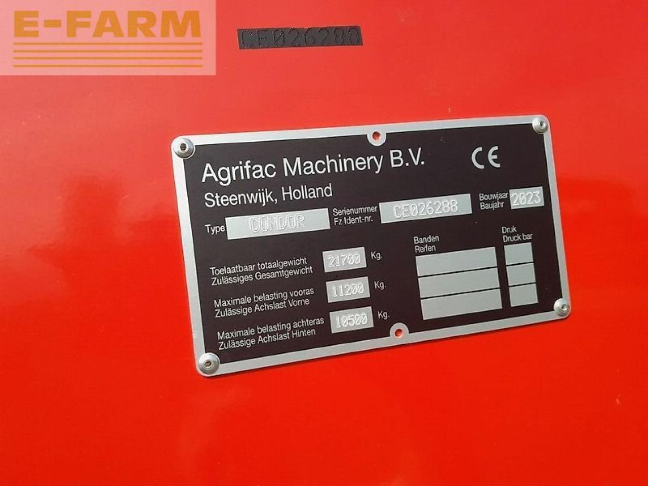 Vlečna škropilnica Agrifac condor endurance ii st. v: slika 13
