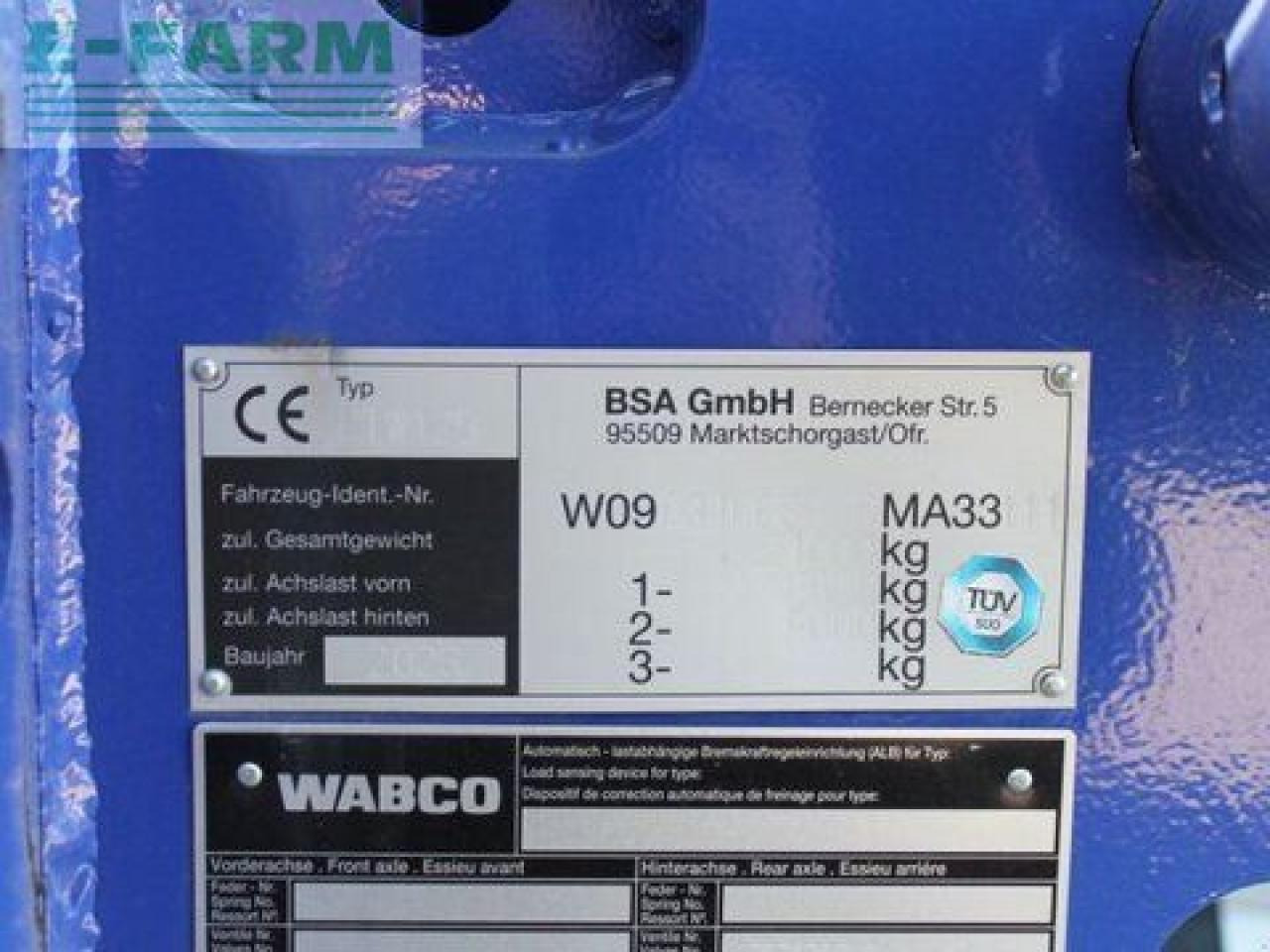 BSA ptw 125 farmerline - Cisterna za gnojevko: slika 2 BSA ptw 125 farmerline - Cisterna za gnojevko: slika 2