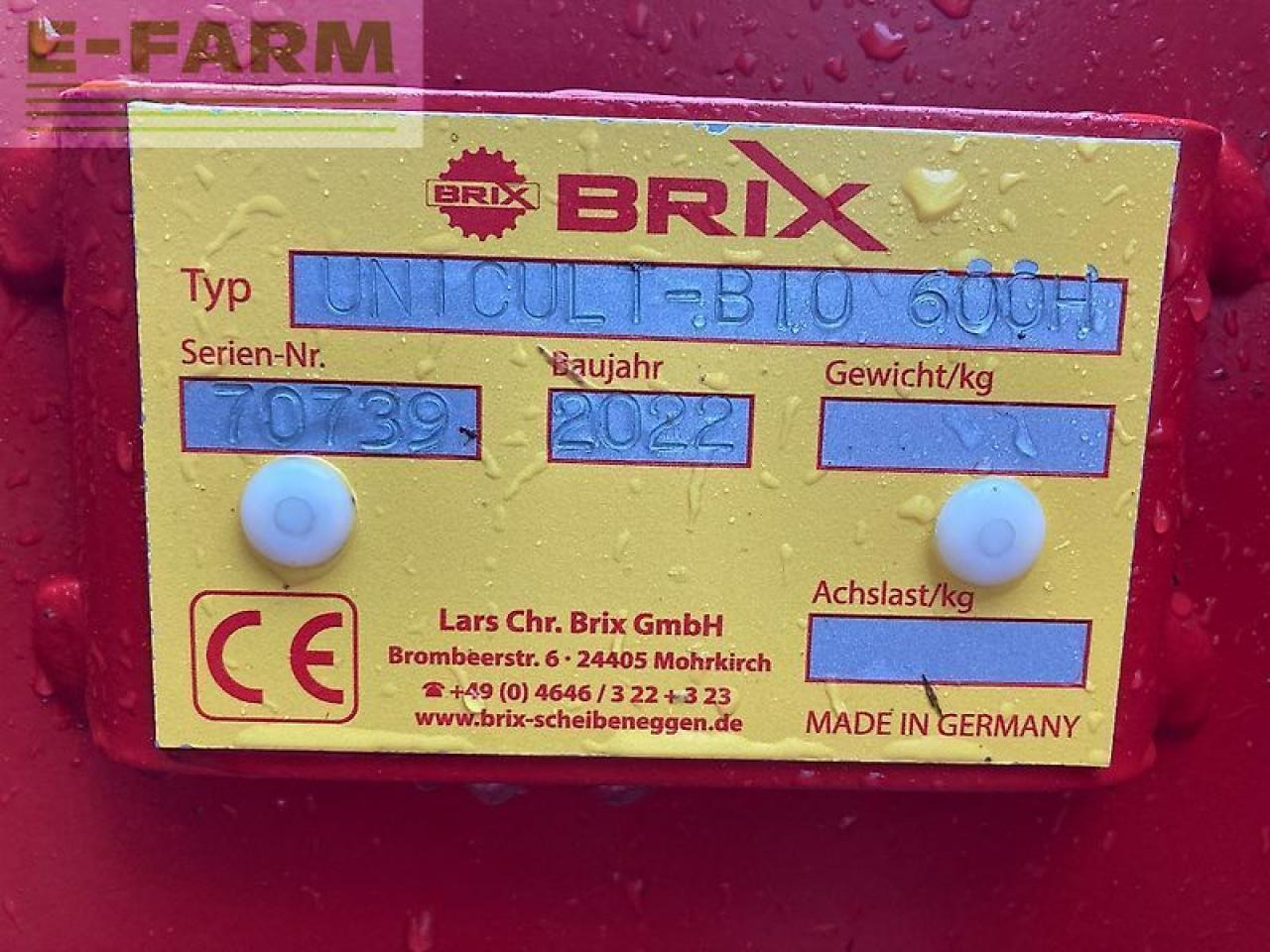 Brix großfederzinkenegge bio 600h - Disk brana: slika 3 Brix großfederzinkenegge bio 600h - Disk brana: slika 3