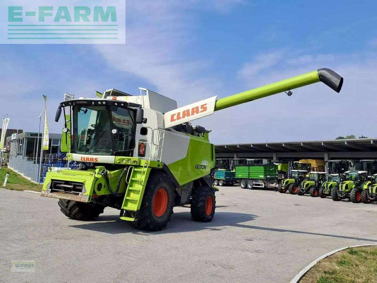 Kombajn harvester CLAAS lexion 630 - allrad: slika 17