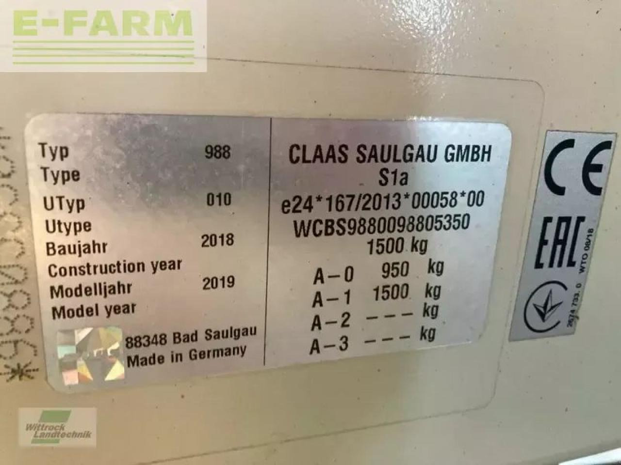 CLAAS liner 2900 - Obračalnik/ Zgrabljalnik: slika 2 CLAAS liner 2900 - Obračalnik/ Zgrabljalnik: slika 2