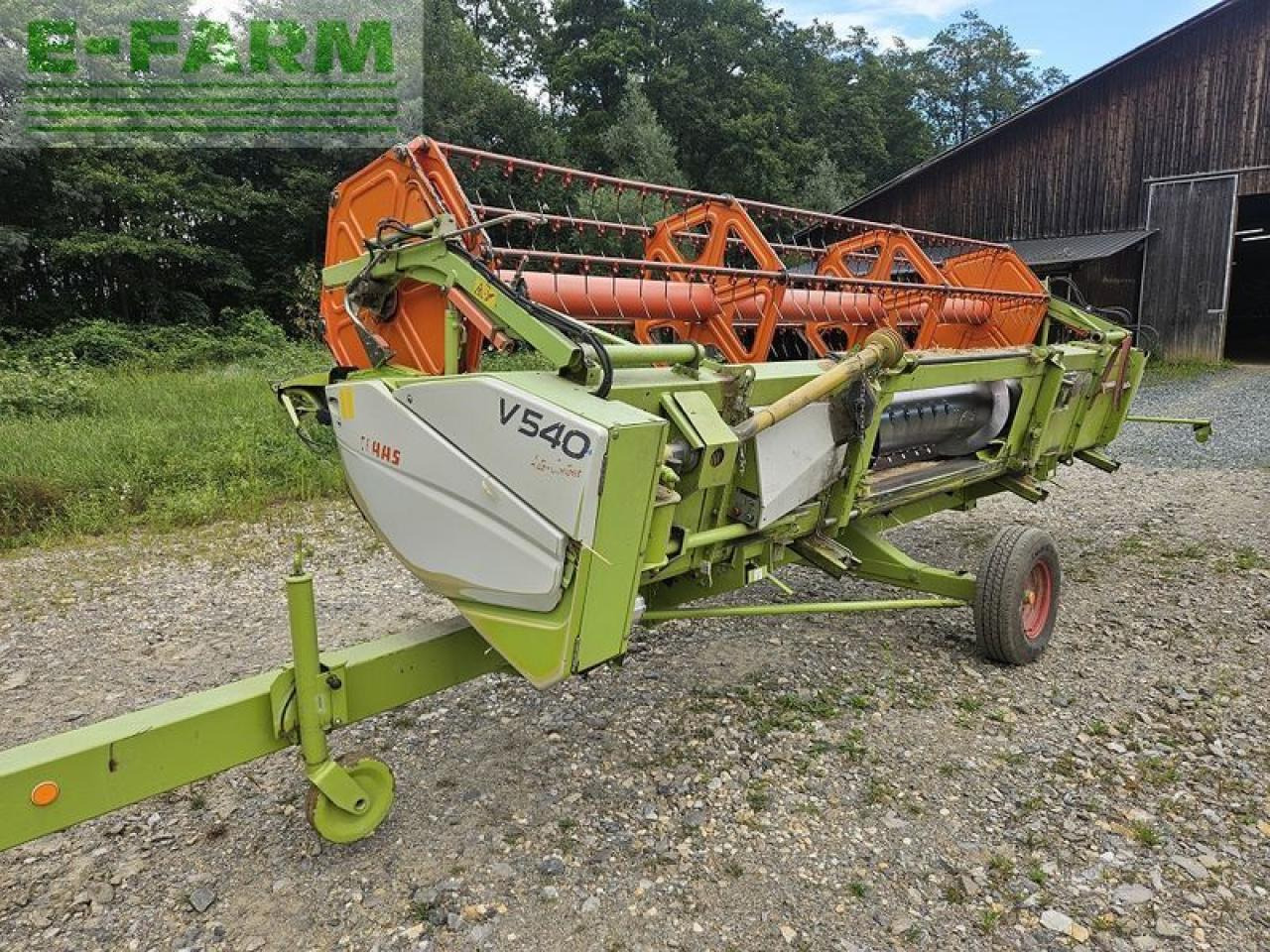 CLAAS v540 vario + transportwagen - Glava za kombajn: slika 1 CLAAS v540 vario + transportwagen - Glava za kombajn: slika 1