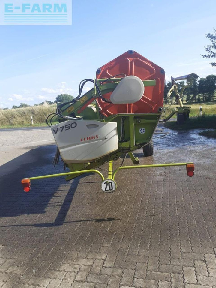 CLAAS vario-schneidwerk v 750 + transportwagen - Priključek za kombajn za krmo: slika 2 CLAAS vario-schneidwerk v 750 + transportwagen - Priključek za kombajn za krmo: slika 2