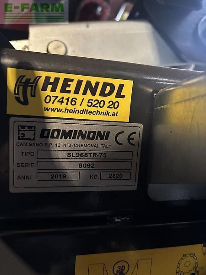 Dominoni sl968tr-75 - Priključek za kombajn za krmo: slika 4 Dominoni sl968tr-75 - Priključek za kombajn za krmo: slika 4