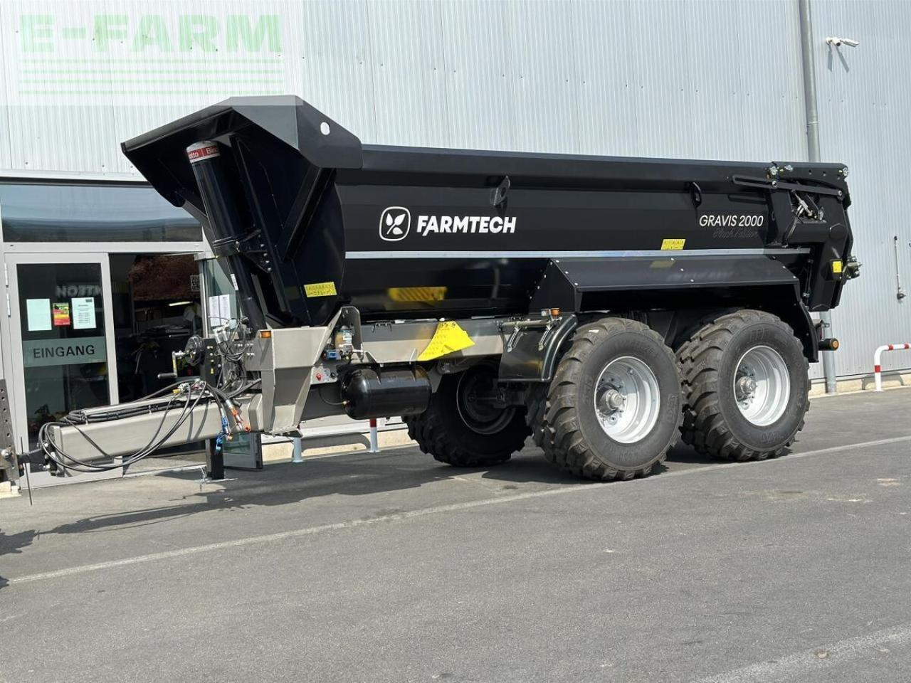 Farmtech gravis 2000 hardox black edition - Kmetijska kiper prikolica/ Demper: slika 2 Farmtech gravis 2000 hardox black edition - Kmetijska kiper prikolica/ Demper: slika 2