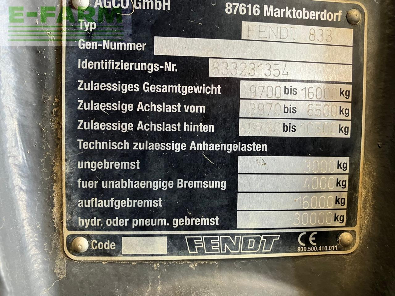 Traktor Fendt 822 Vario: slika 11 Traktor Fendt 822 Vario: slika 11