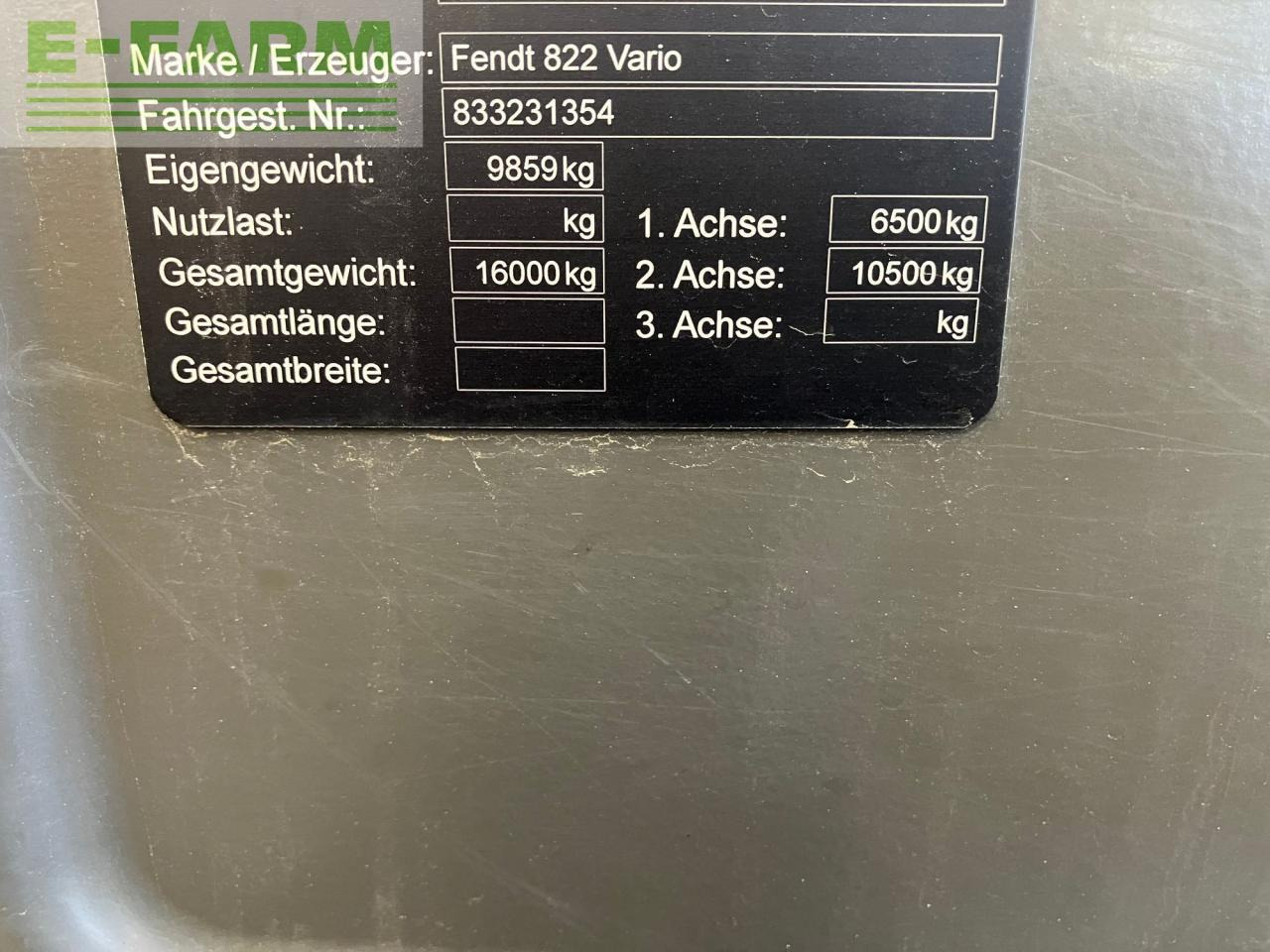 Traktor Fendt 822 Vario: slika 10 Traktor Fendt 822 Vario: slika 10