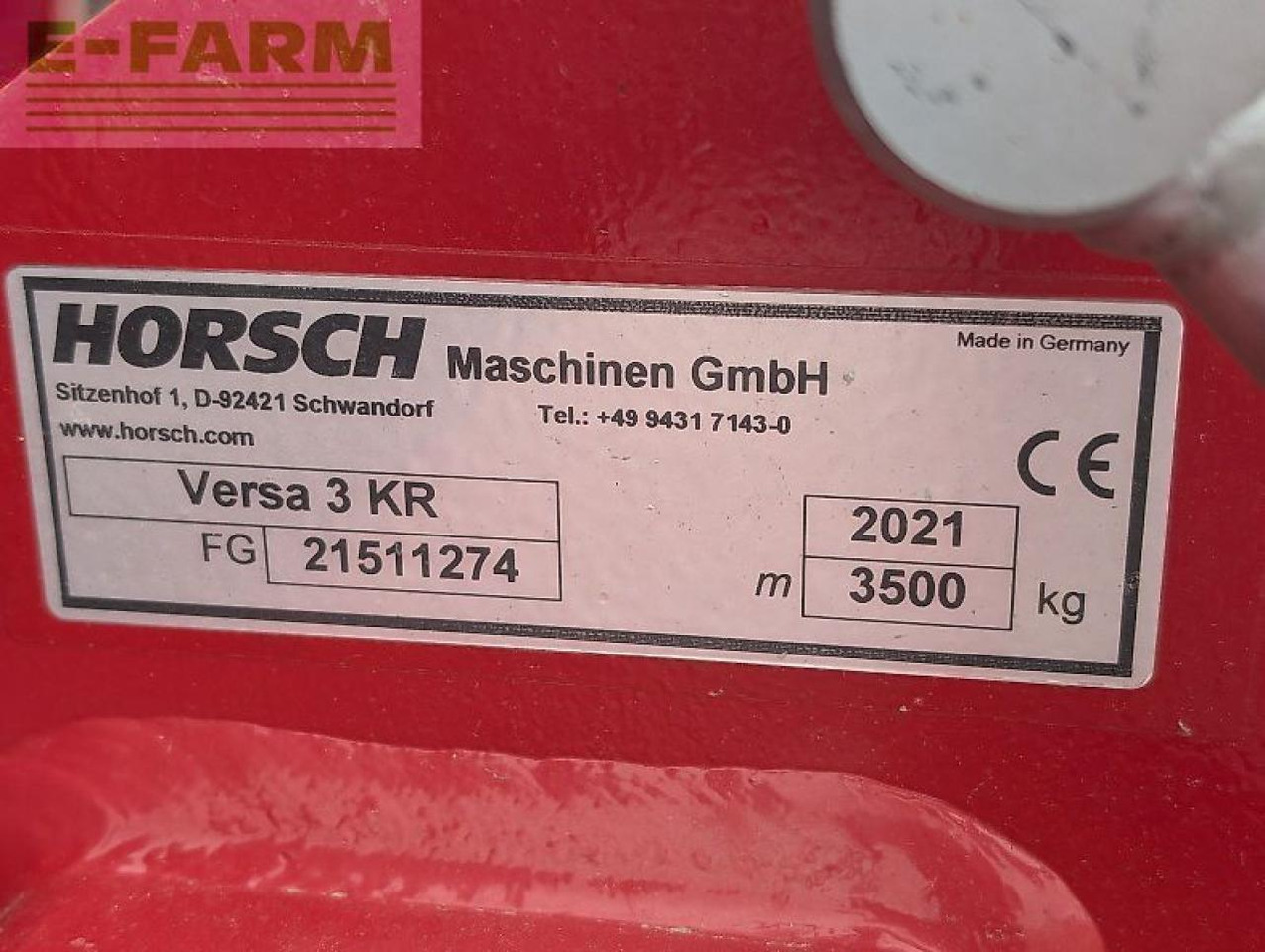 Horsch versa 3 kr - Sejalnica: slika 3 Horsch versa 3 kr - Sejalnica: slika 3