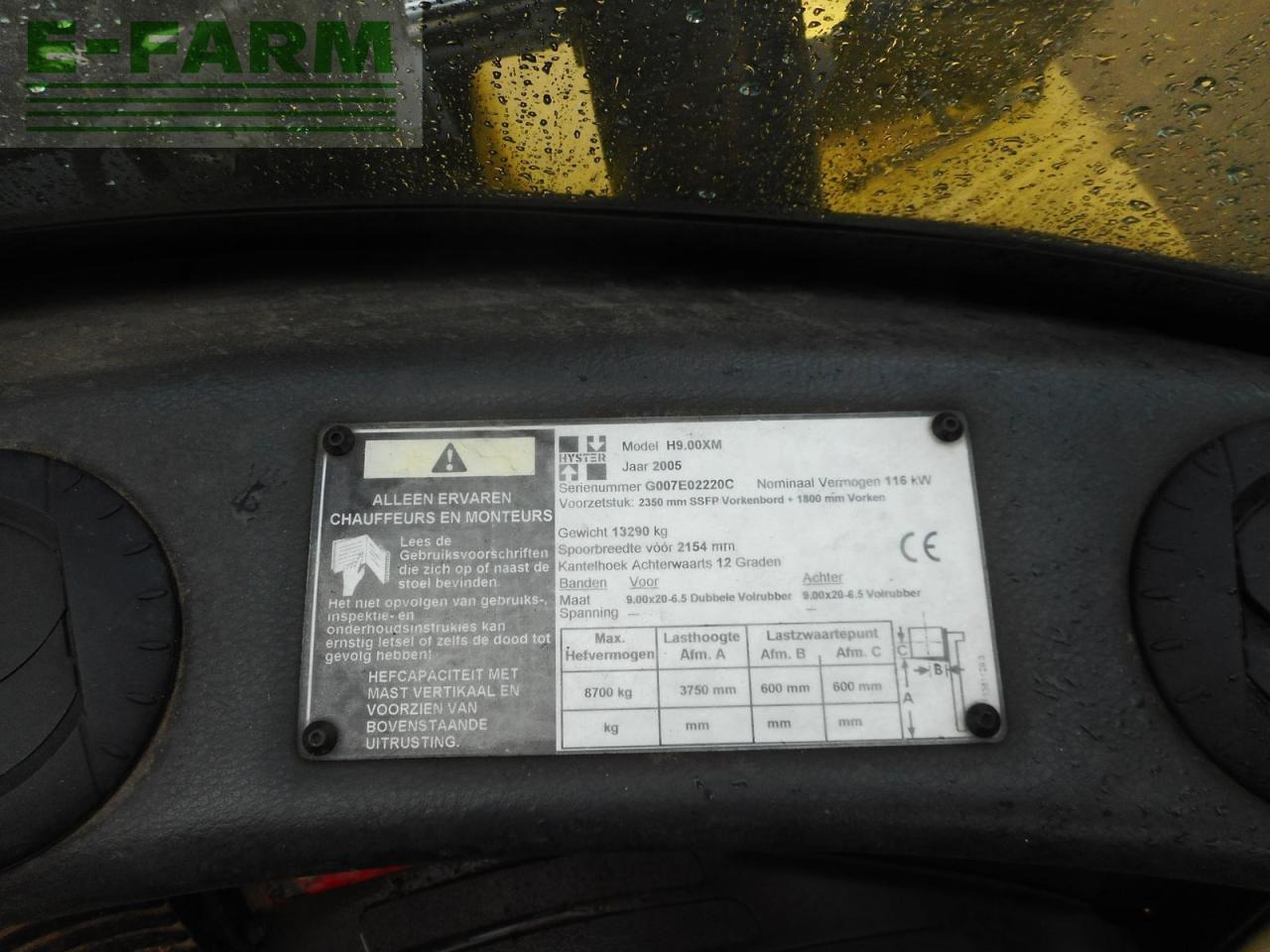 Viličar Hyster h9.00xm ( vollausstattung ) 9 tonnen hubkraft: slika 8