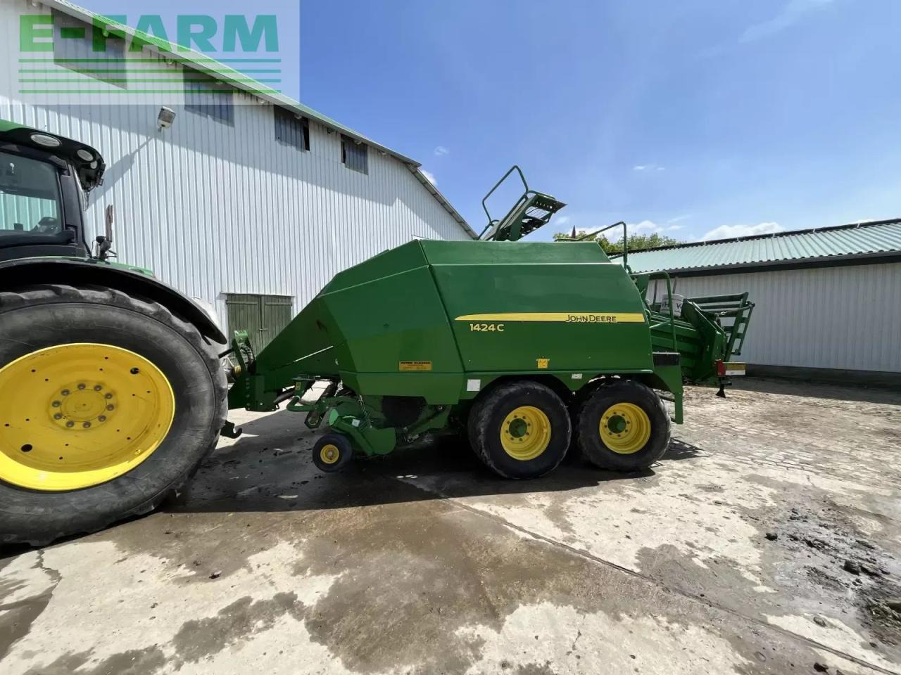 John Deere 1424 c - Balirka za kvadratne bale: slika 1 John Deere 1424 c - Balirka za kvadratne bale: slika 1