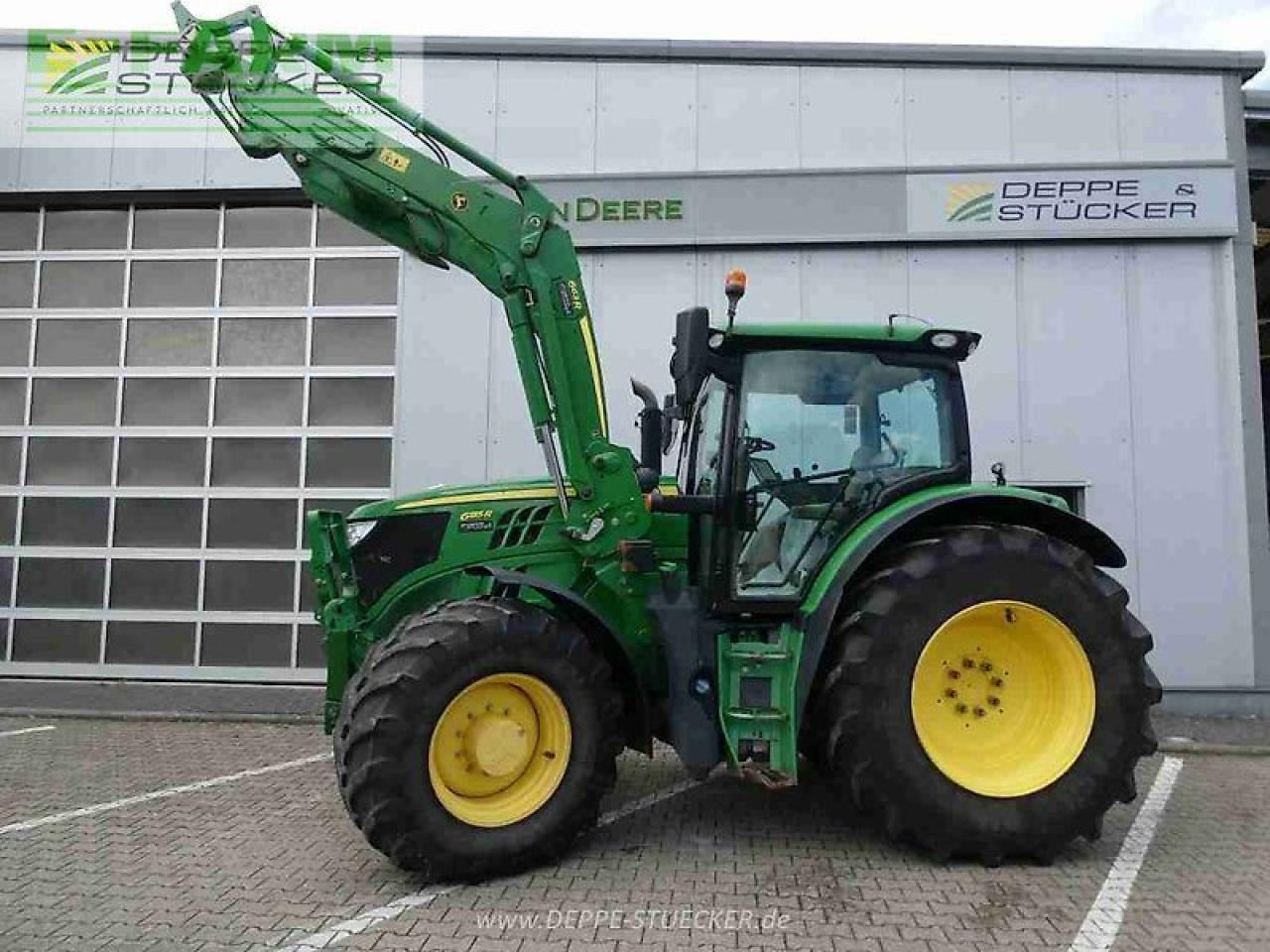 John Deere 6155r + 663r - Traktor: slika 1 John Deere 6155r + 663r - Traktor: slika 1