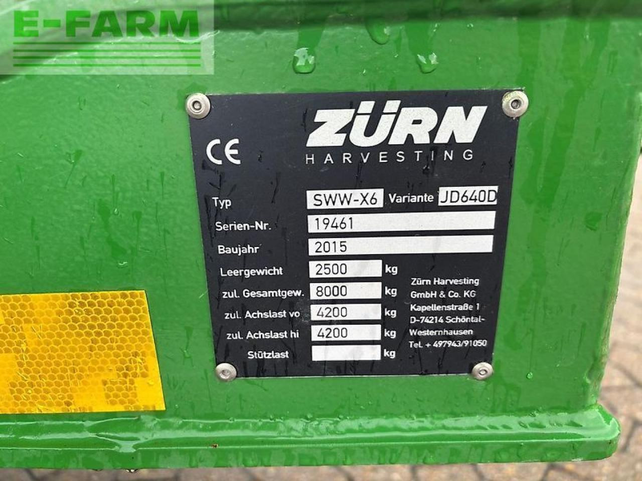 John Deere 640d - Priključek za kombajn za krmo: slika 3 John Deere 640d - Priključek za kombajn za krmo: slika 3