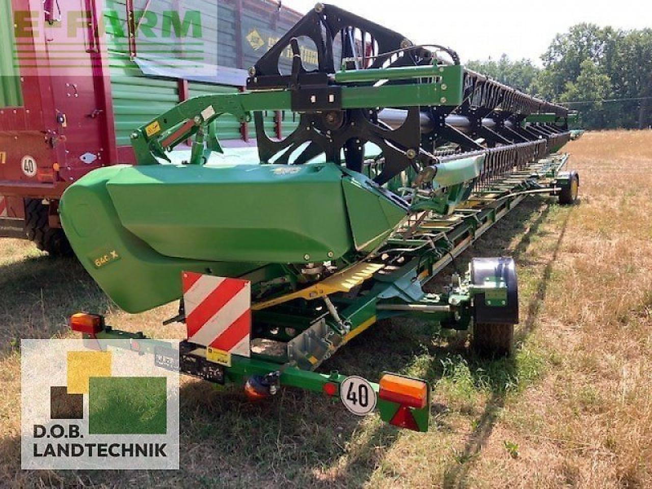John Deere 640x mit schneidwerkswagen schneidwerk - Priključek za kombajn za krmo: slika 1 John Deere 640x mit schneidwerkswagen schneidwerk - Priključek za kombajn za krmo: slika 1
