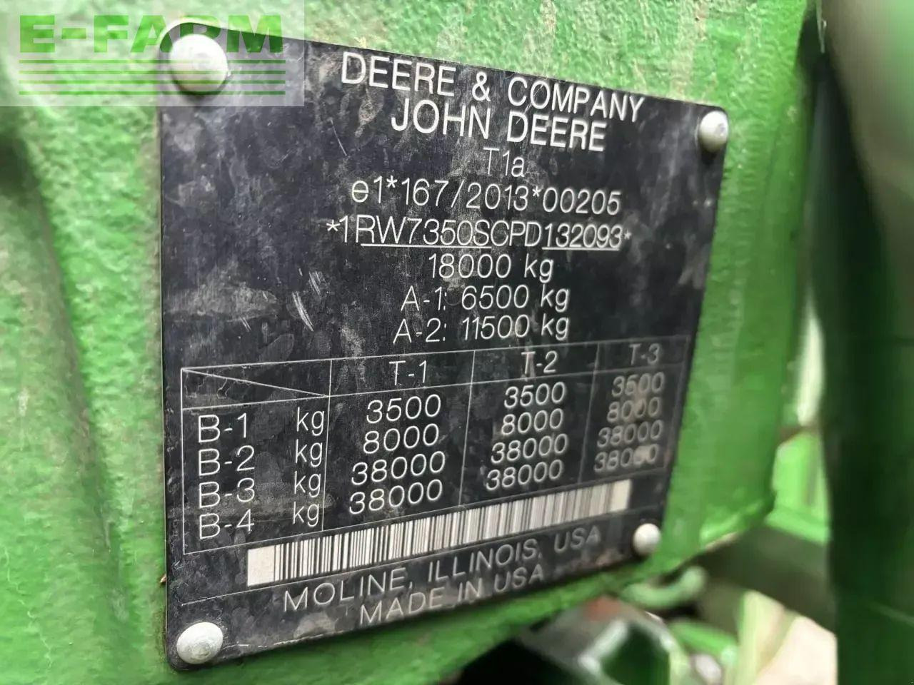 John Deere 7r 350 - Traktor: slika 5 John Deere 7r 350 - Traktor: slika 5