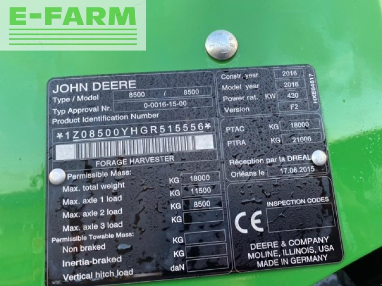 John Deere 8500 - Kombajn za krmo: slika 4 John Deere 8500 - Kombajn za krmo: slika 4