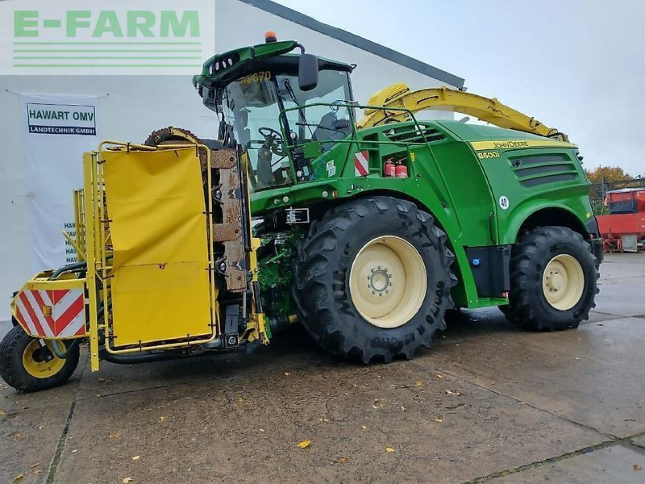 John Deere 8600 - Kombajn za krmo: slika 1 John Deere 8600 - Kombajn za krmo: slika 1