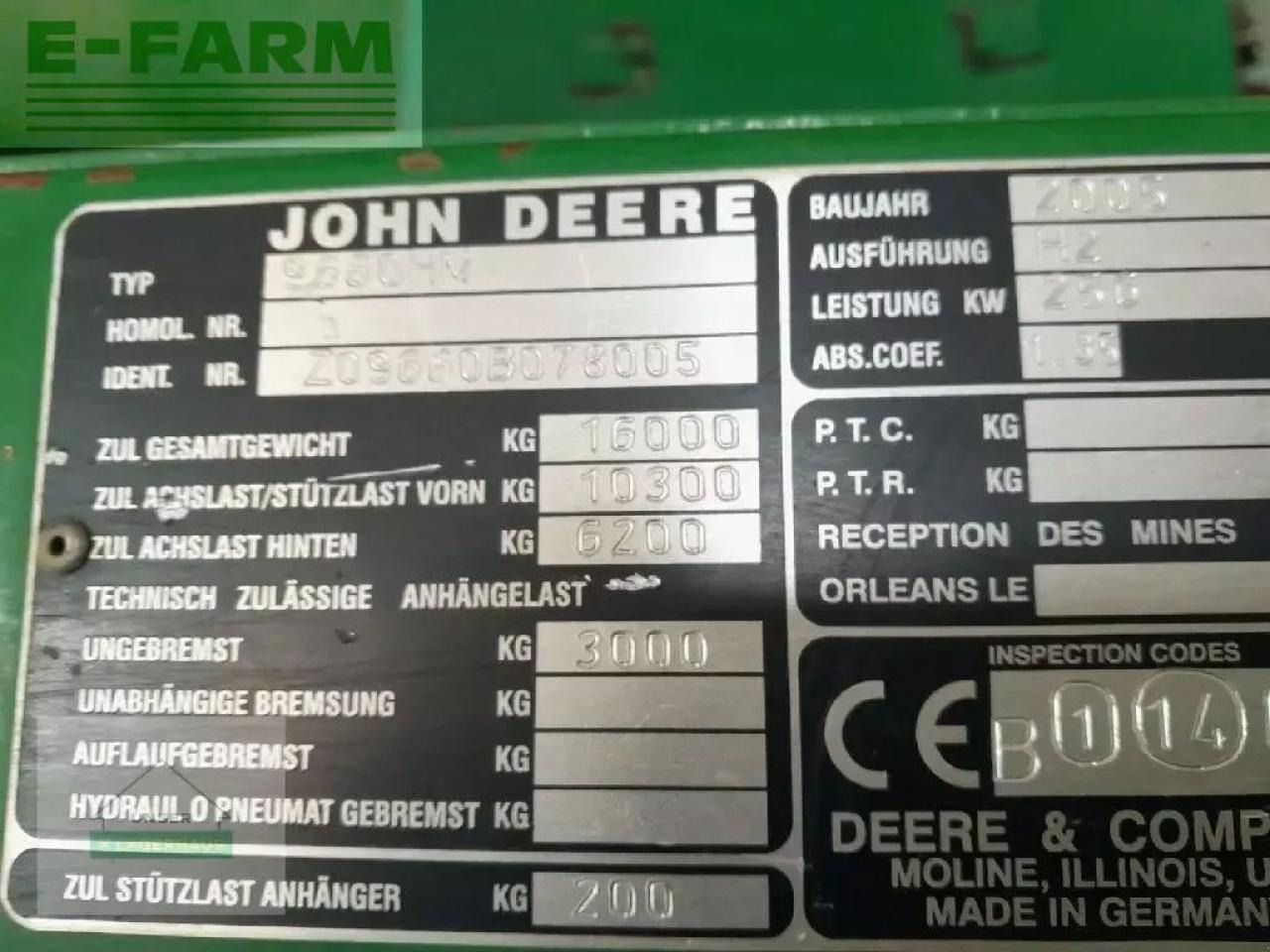 John Deere 9660i wts - Kombajn harvester: slika 2 John Deere 9660i wts - Kombajn harvester: slika 2