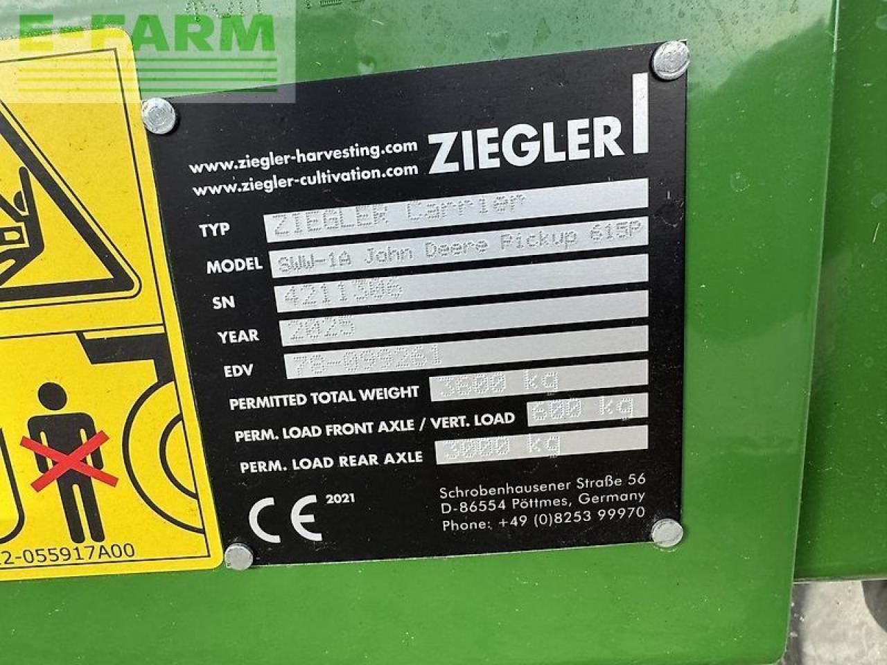 John Deere bp15 pickup skærebor - Priključek za kombajn za krmo: slika 4 John Deere bp15 pickup skærebor - Priključek za kombajn za krmo: slika 4