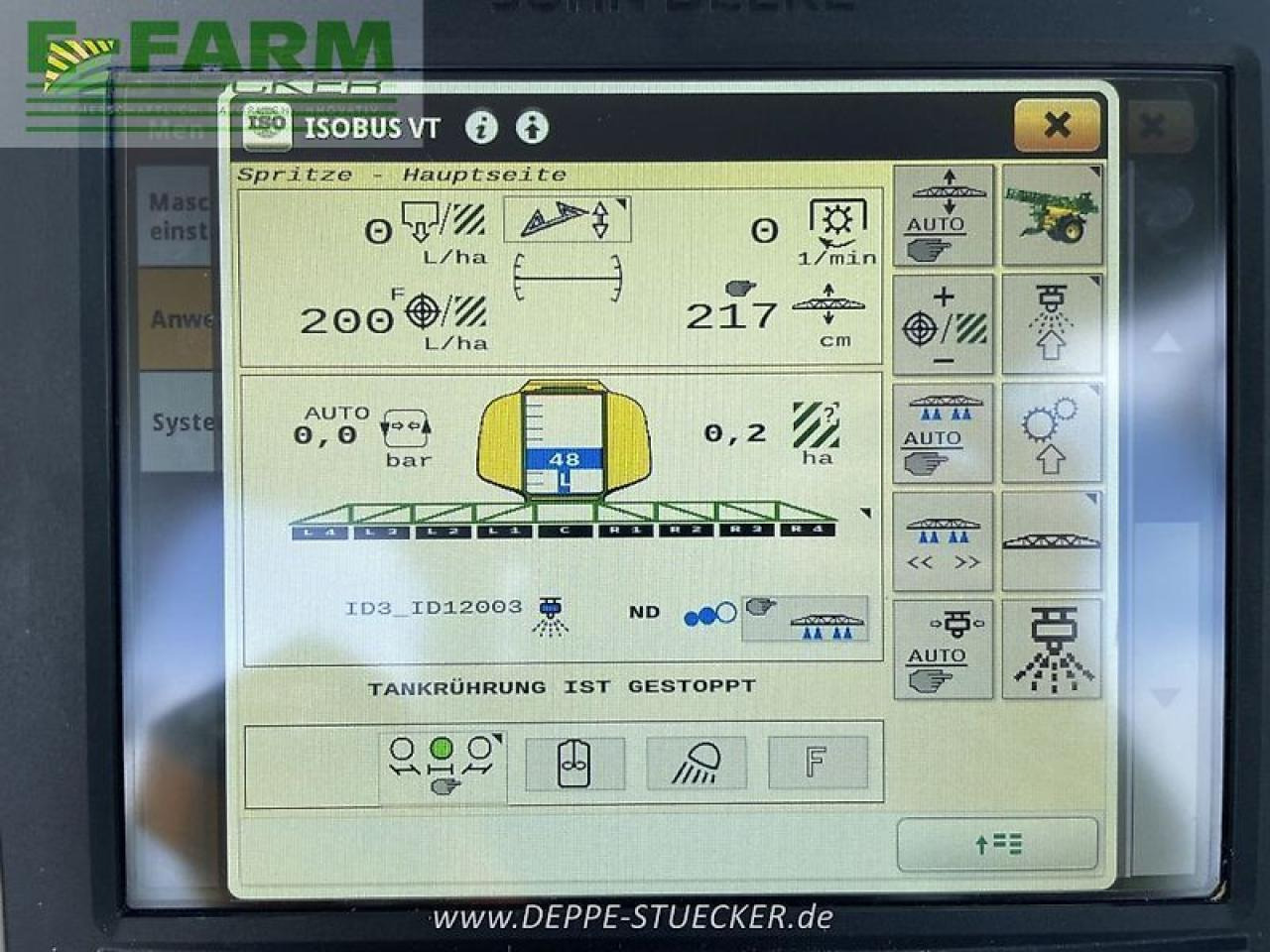 John Deere m740i (my14) - Vlečna škropilnica: slika 2 John Deere m740i (my14) - Vlečna škropilnica: slika 2