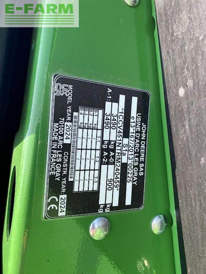 Balirka za kvadratne bale John Deere v451 m: slika 8