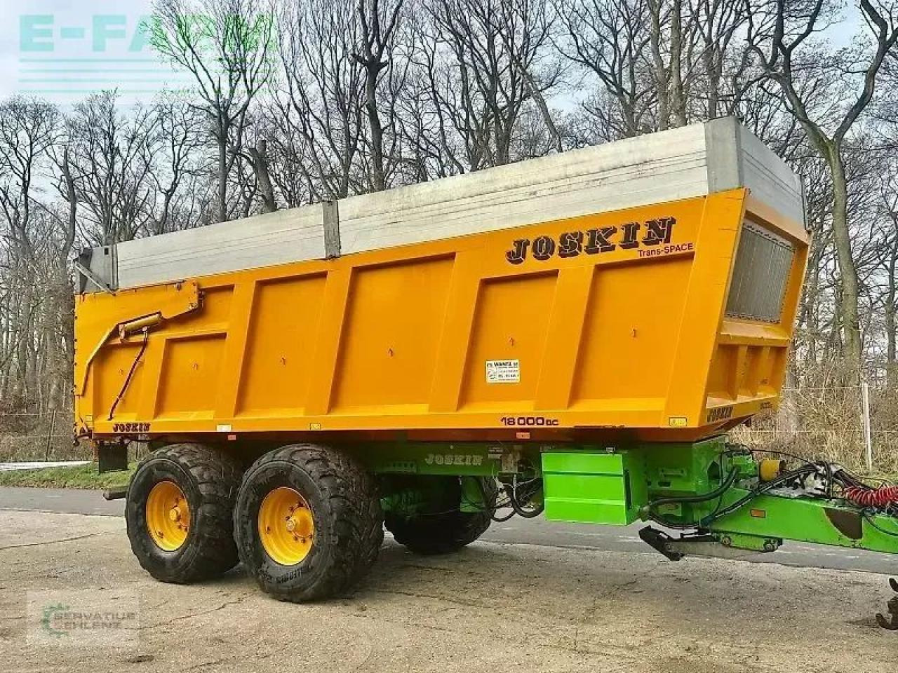 Joskin 18000 bc - Kmetijska kiper prikolica/ Demper: slika 1 Joskin 18000 bc - Kmetijska kiper prikolica/ Demper: slika 1
