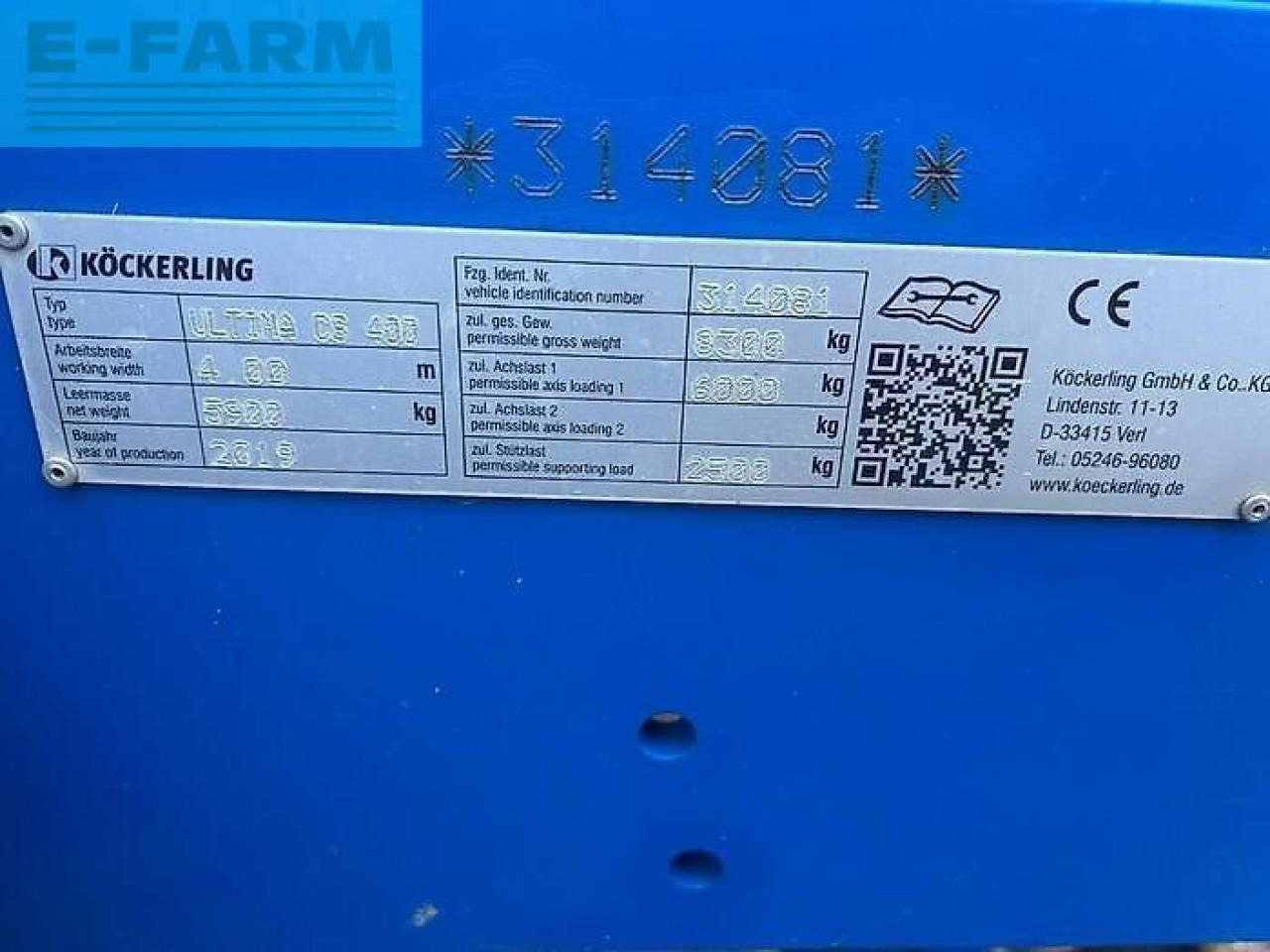 Köckerling ultima cs 400 - Sejalnica: slika 5 Köckerling ultima cs 400 - Sejalnica: slika 5