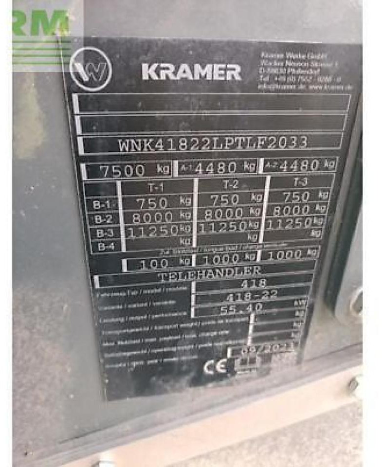 Kramer kt276 - Teleskopski viličar: slika 5 Kramer kt276 - Teleskopski viličar: slika 5