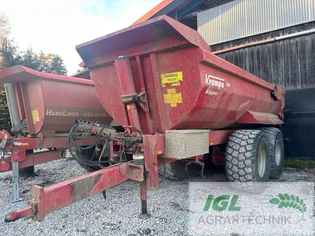 Krampe halfpipe hp 20 - Kmetijska kiper prikolica/ Demper: slika 3 Krampe halfpipe hp 20 - Kmetijska kiper prikolica/ Demper: slika 3