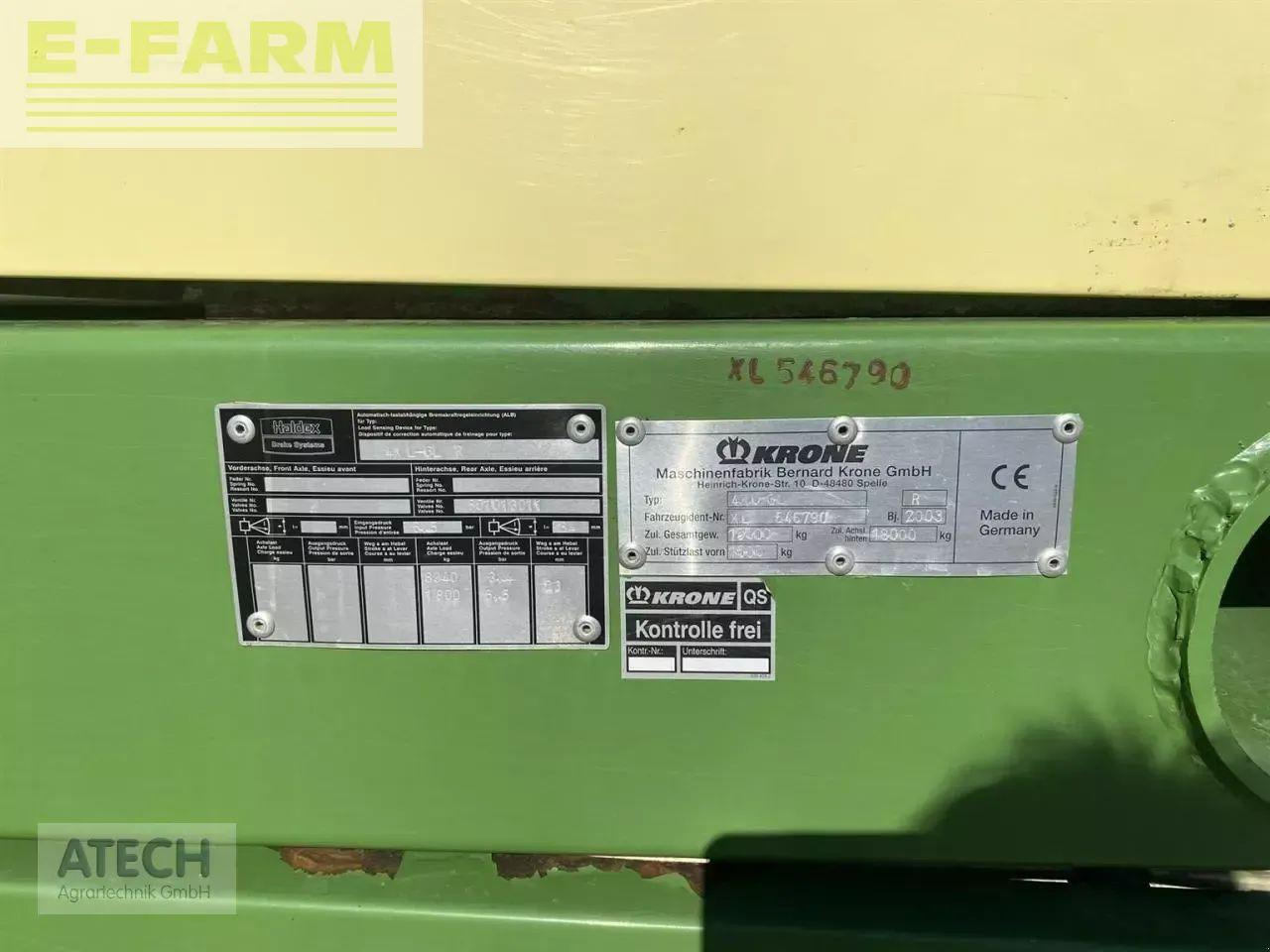 Samo-nakladalni voz Krone 4xl / r-gl: slika 9