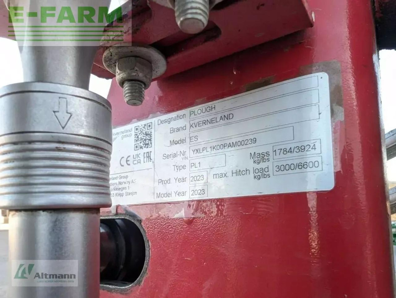 Kverneland es100 5schar streifenkörper - Plug: slika 5 Kverneland es100 5schar streifenkörper - Plug: slika 5