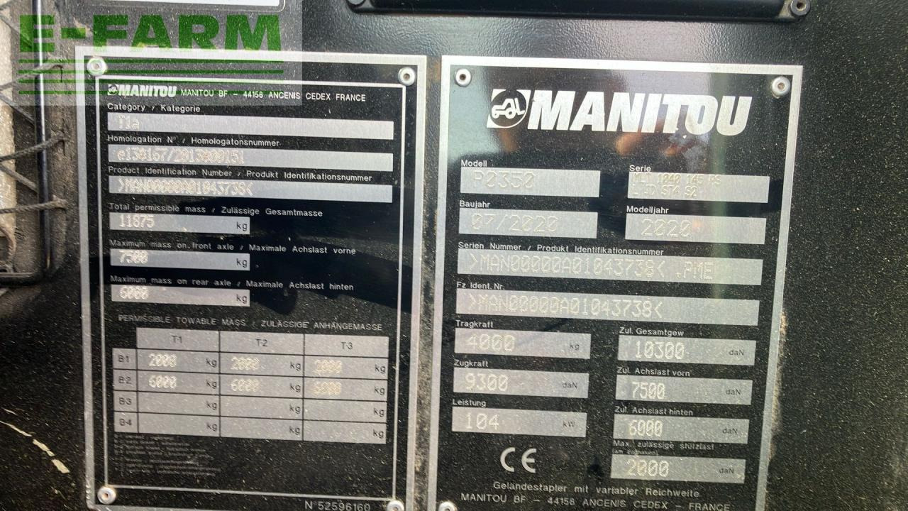 Teleskopski viličar Manitou MLT 1040-145PS: slika 18
