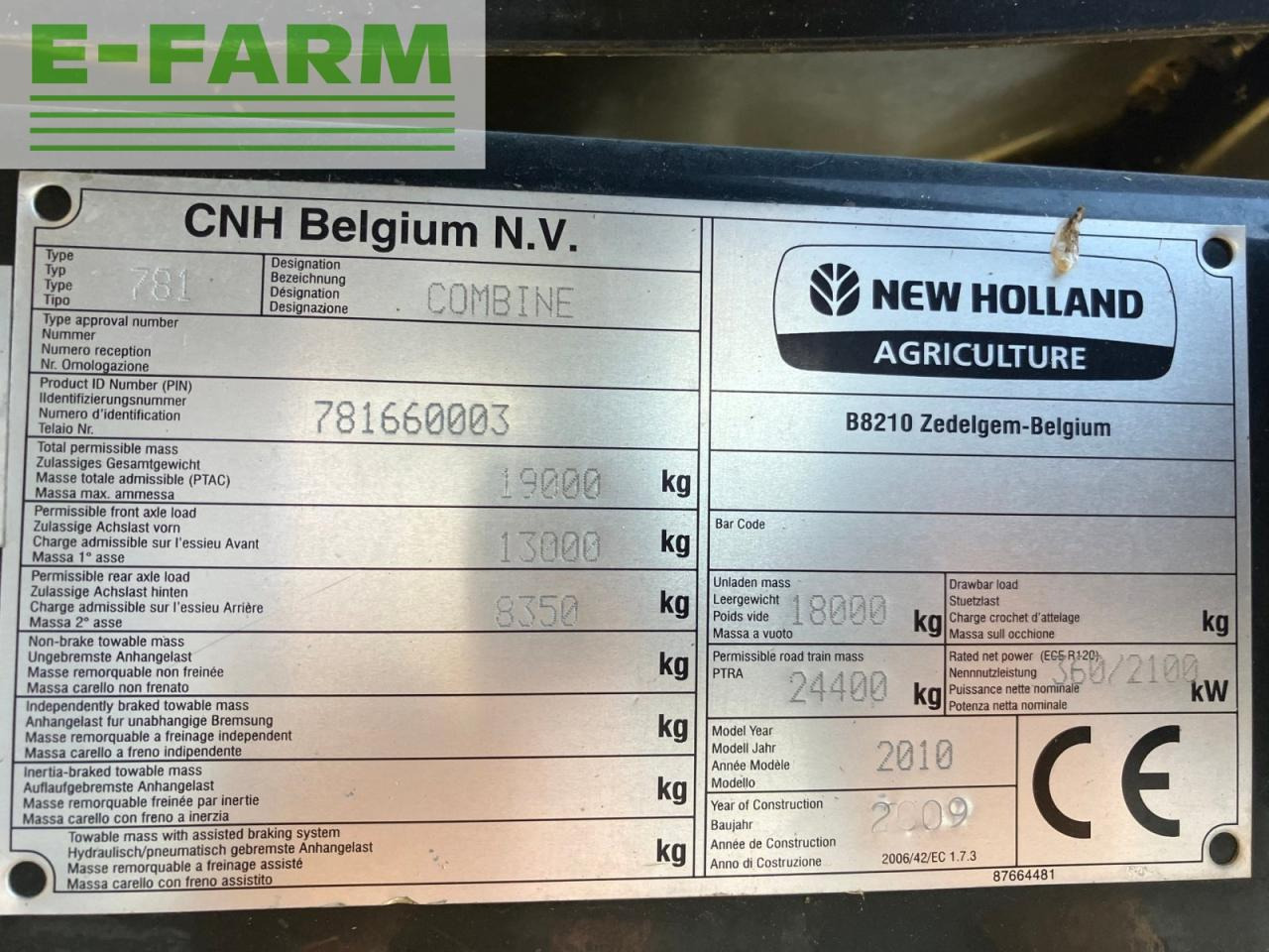 New Holland moissonneuse batteuse cr 9080 elevation new hollan - Kombajn harvester: slika 3 New Holland moissonneuse batteuse cr 9080 elevation new hollan - Kombajn harvester: slika 3