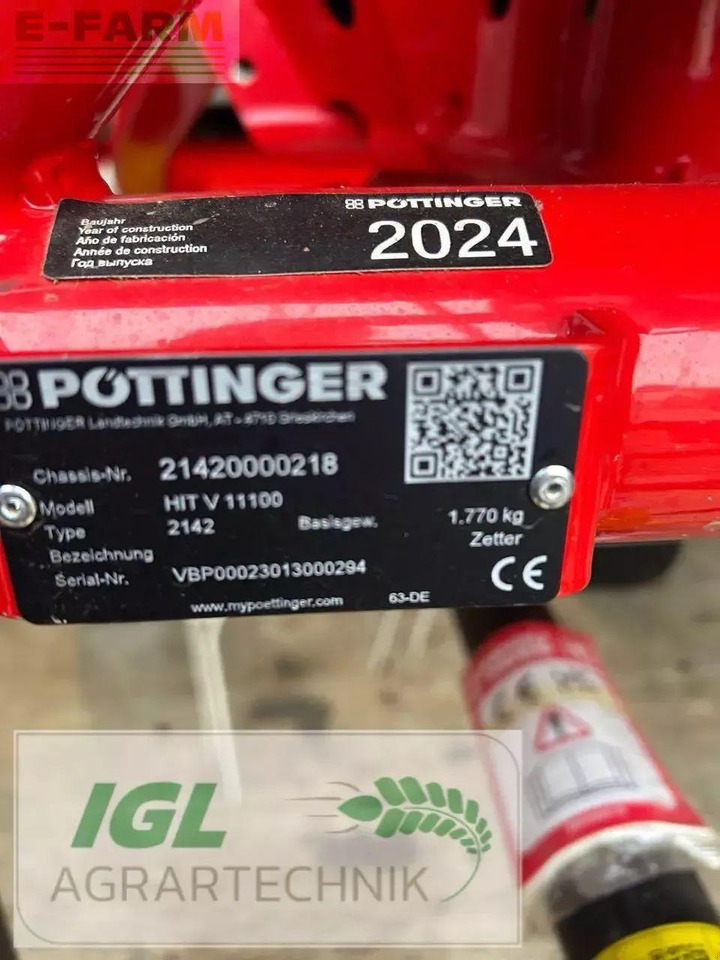 Pöttinger hit v 11100 - Obračalnik/ Zgrabljalnik: slika 5 Pöttinger hit v 11100 - Obračalnik/ Zgrabljalnik: slika 5